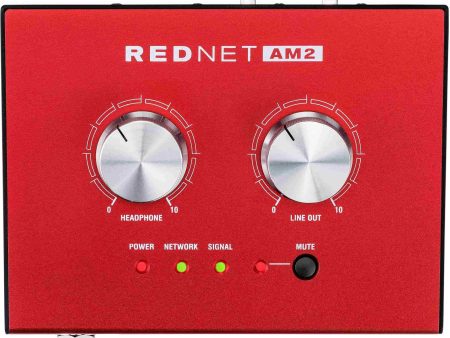 Focusrite RedNet AM2 Stereo Dante Headphone Amp Discount