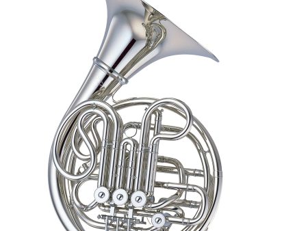 Yamaha Professional Double French Horn in Nickel-Silver with Detachable Bell Discount