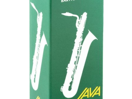 Vandoren Java (Green) Bariotne Saxophone Reeds, 5-Pack, 3.0 Strength Online Sale