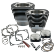 S&S Cycle 99-06 BT 4-1 8in Bore Cylinder & Piston Kit - Wrinkle Black Discount