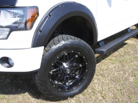 Lund 07-13 Chevy Silverado 1500 RX-Rivet Style Smooth Elite Series Fender Flares - Black (4 Pc.) Cheap