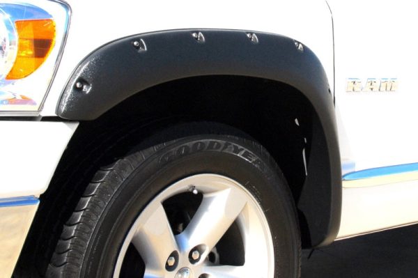 Lund 02-08 Dodge Ram 1500 RX-Rivet Style Textured Elite Series Fender Flares - Black (4 Pc.) Hot on Sale