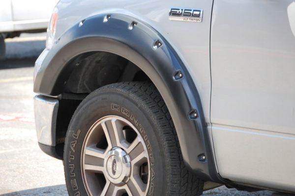 Lund 04-08 Ford F-150 RX-Rivet Style Textured Elite Series Fender Flares - Black (4 Pc.) Cheap