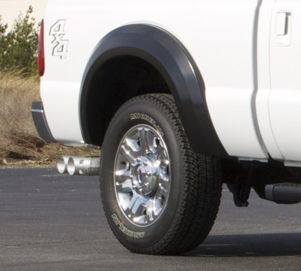 Lund 11-16 Ford F-250 Ex-Extrawide Style Smooth Elite Series Fender Flares - Black (2 Pc.) Hot on Sale