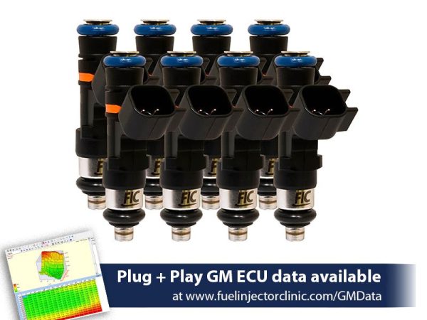 1000cc (100 lbs hr at OE 58 PSI fuel pressure) FIC Fuel  Injector Clinic Injector Set for 4.8 5.3 6.0 Truck Motors ( 99- 06) (High-Z) Discount