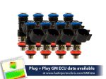 1000cc (100 lbs hr at OE 58 PSI fuel pressure) FIC Fuel  Injector Clinic Injector Set for LS3, LS7, L76, L92, and L99 engines (High-Z) Fashion