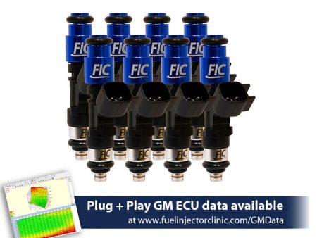 1000cc (100 lbs hr at OE 58 PSI fuel pressure) FIC Fuel Injector Clinic Injector Set for SBC engines (High-Z) Supply