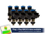 1000cc (100 lbs hr at OE 58 PSI fuel pressure)  FIC Fuel Injector Clinic Injector Set for 6.2 Truck Motors ( 09- 13) Injector Sets (High-Z) Supply